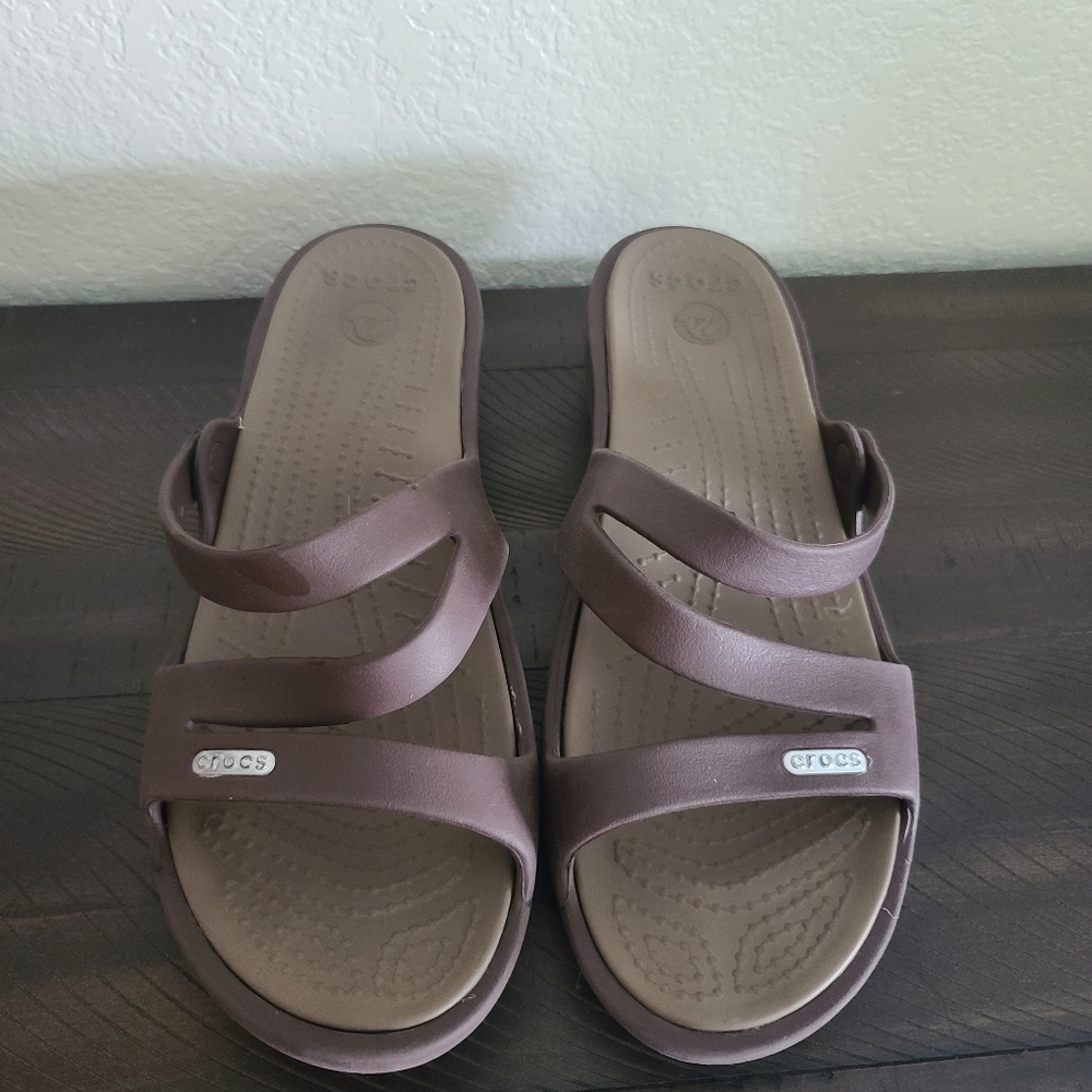 Croc sandals